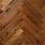 GoodHome Skanor narrow Natural Oak effect Oak Solid wood flooring, 0.86m²