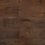 GoodHome Skanor Natural Dark Brown Oak Solid wood flooring, 1.8m²