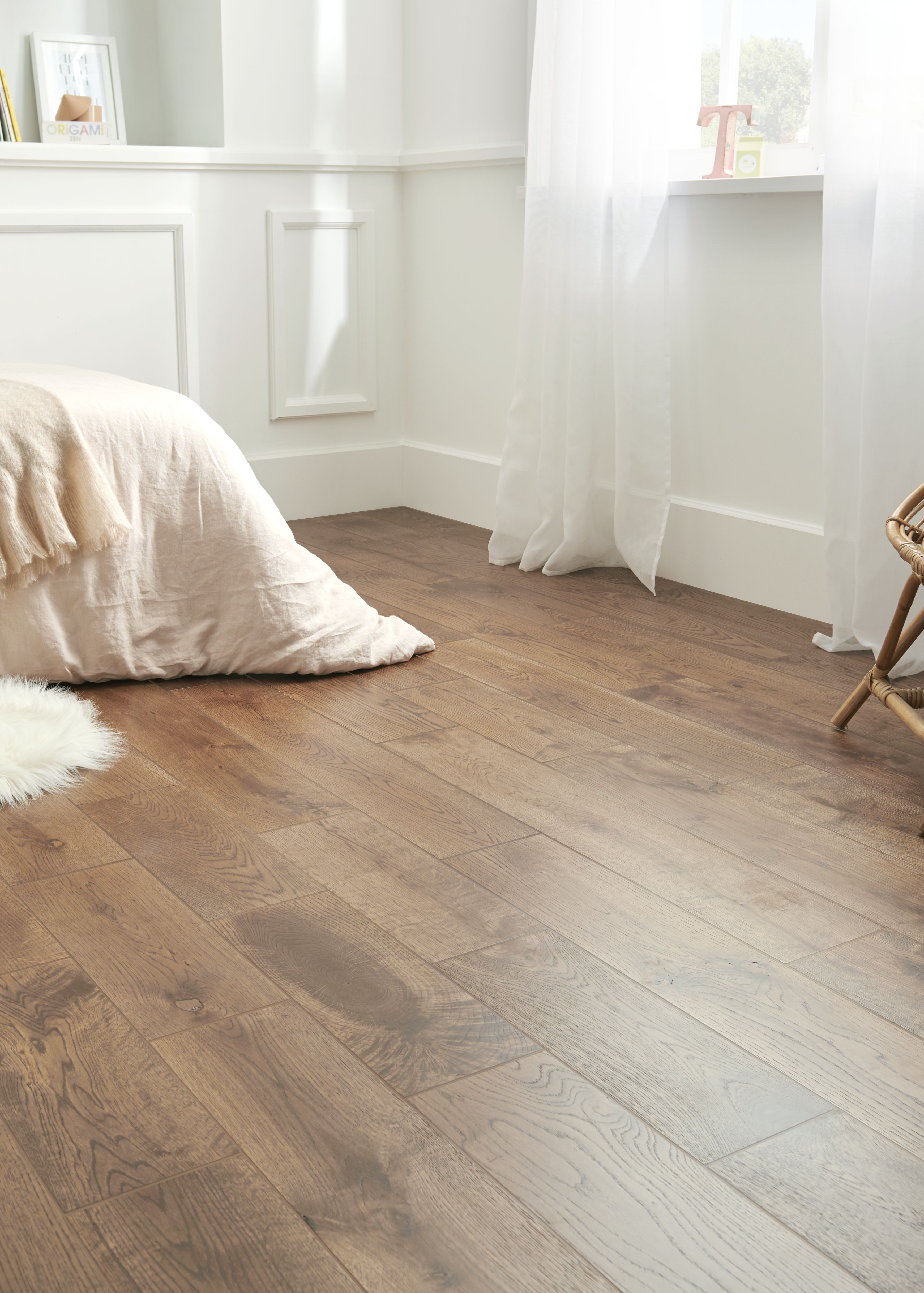 GoodHome Skara Natural wood effect Wood Flooring Flooring, 1.26m²