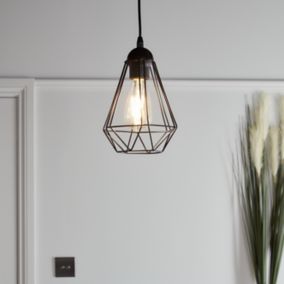 Diy industrial on sale lamp shade