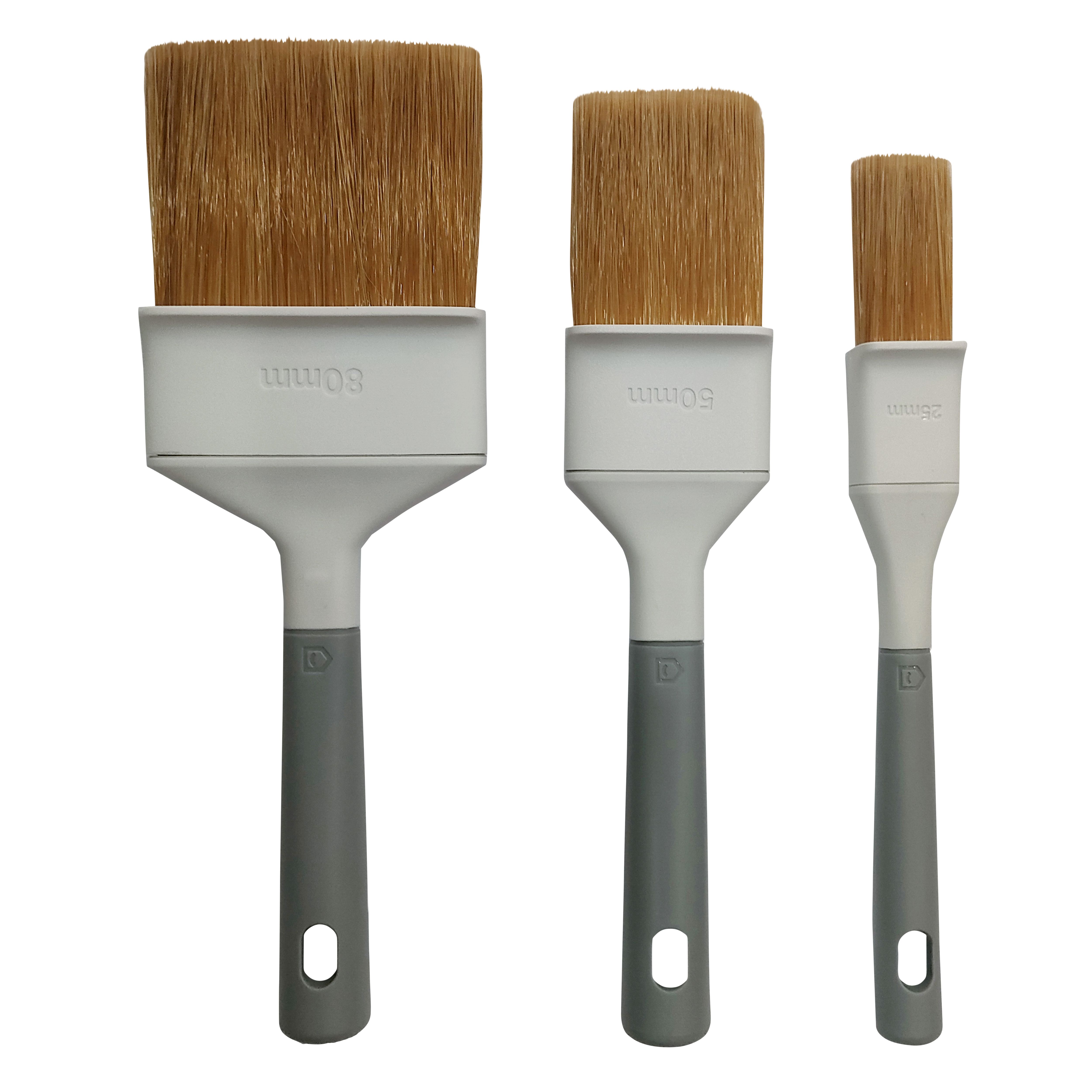 Harris Essentials Gloss Decorator Paint Brushes - 0.5", 1", 1.5", 2" Sizes - Pack Of 3 Or 5, Synthetic Bristles 4 thumbnail image