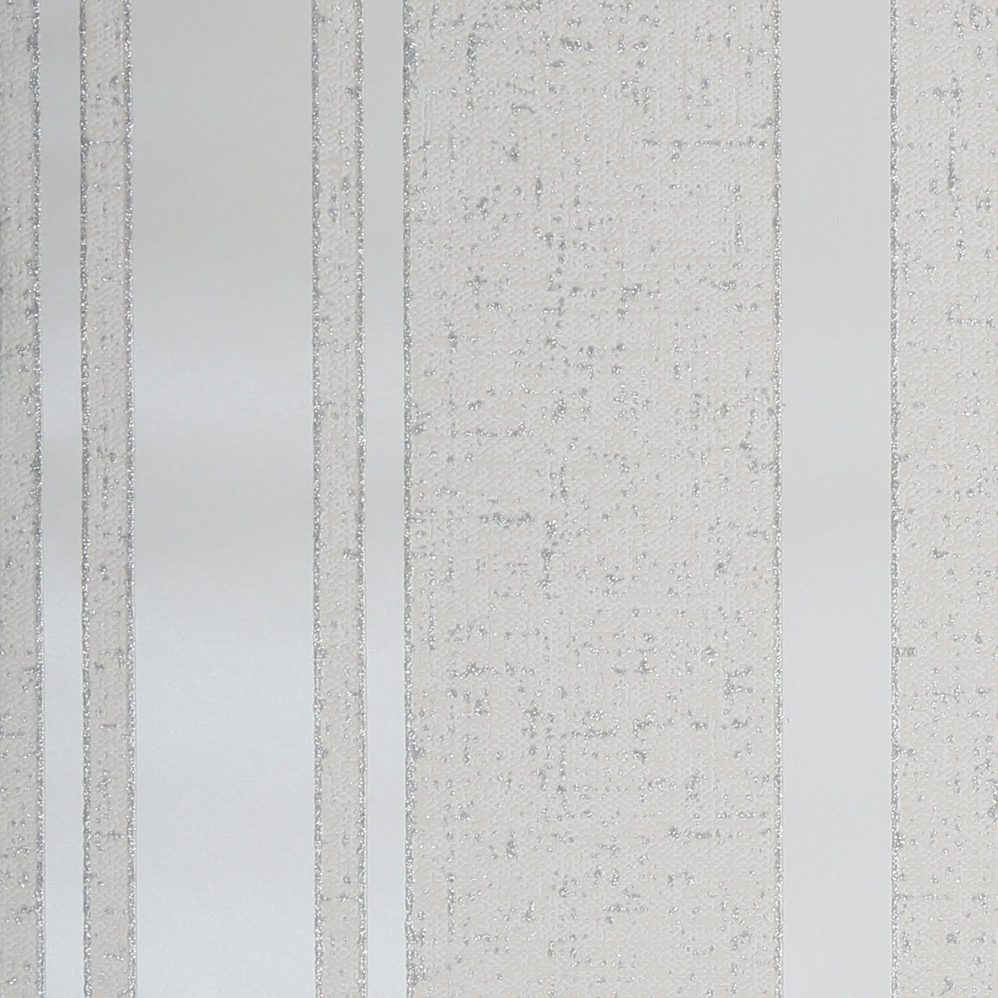 GoodHome Solfia White Striped Glitter effect Textured Wallpaper