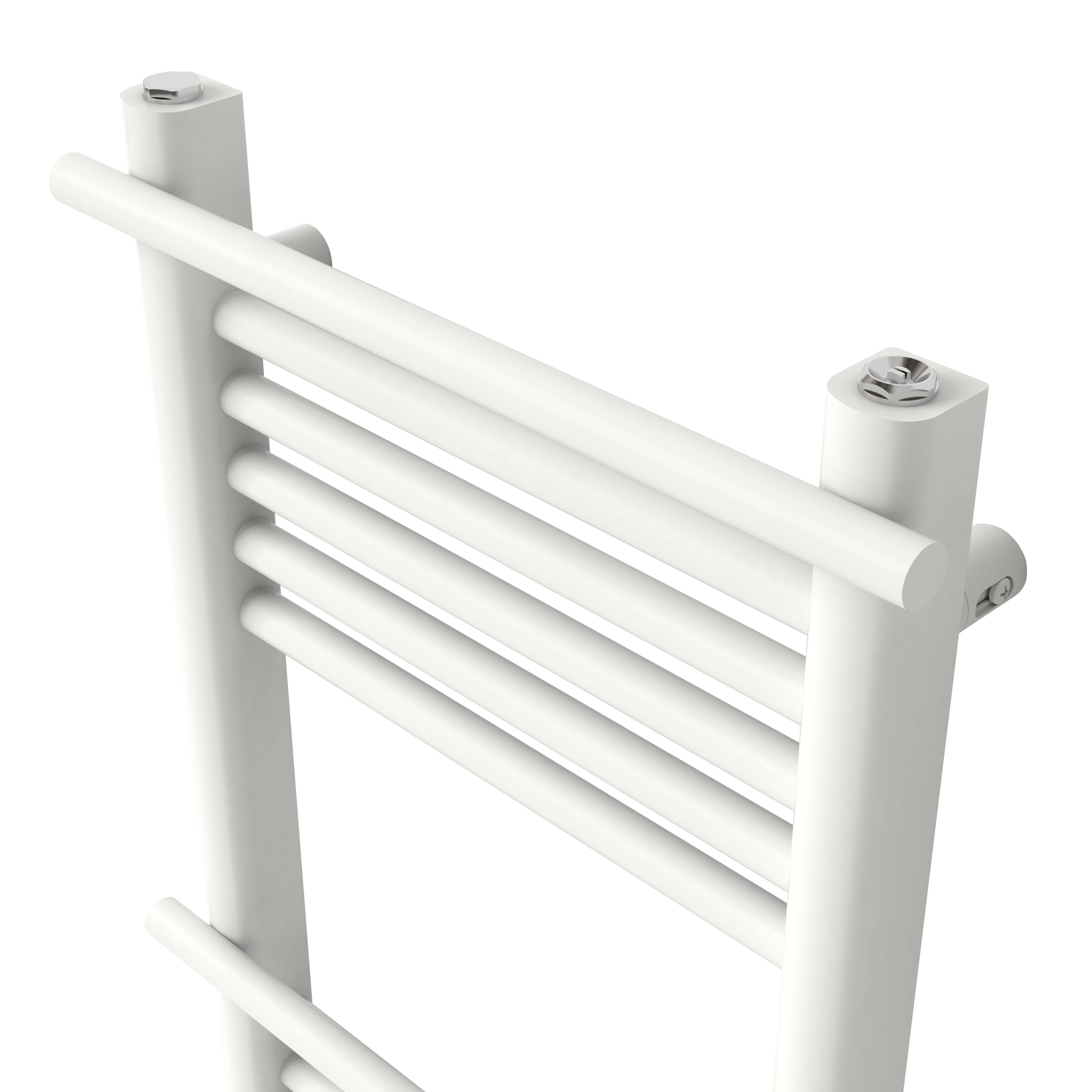 GoodHome Solna White Electric Flat Towel warmer (W)500mm x (H)1500mm