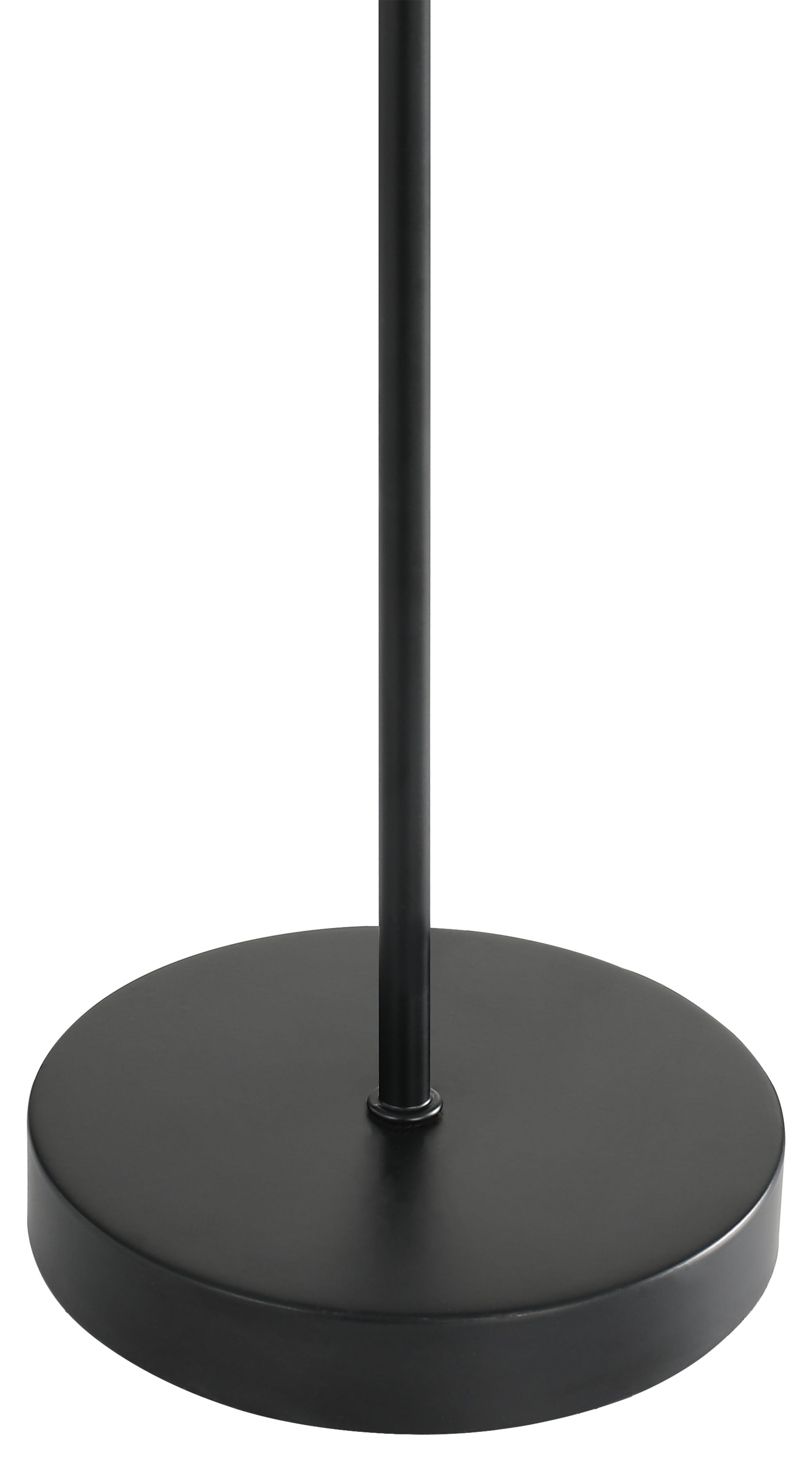 GoodHome Songor Modern Round Matt Black Eco halogen Table lamp