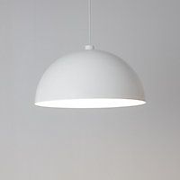GoodHome Songor White Light shade (D)38cm