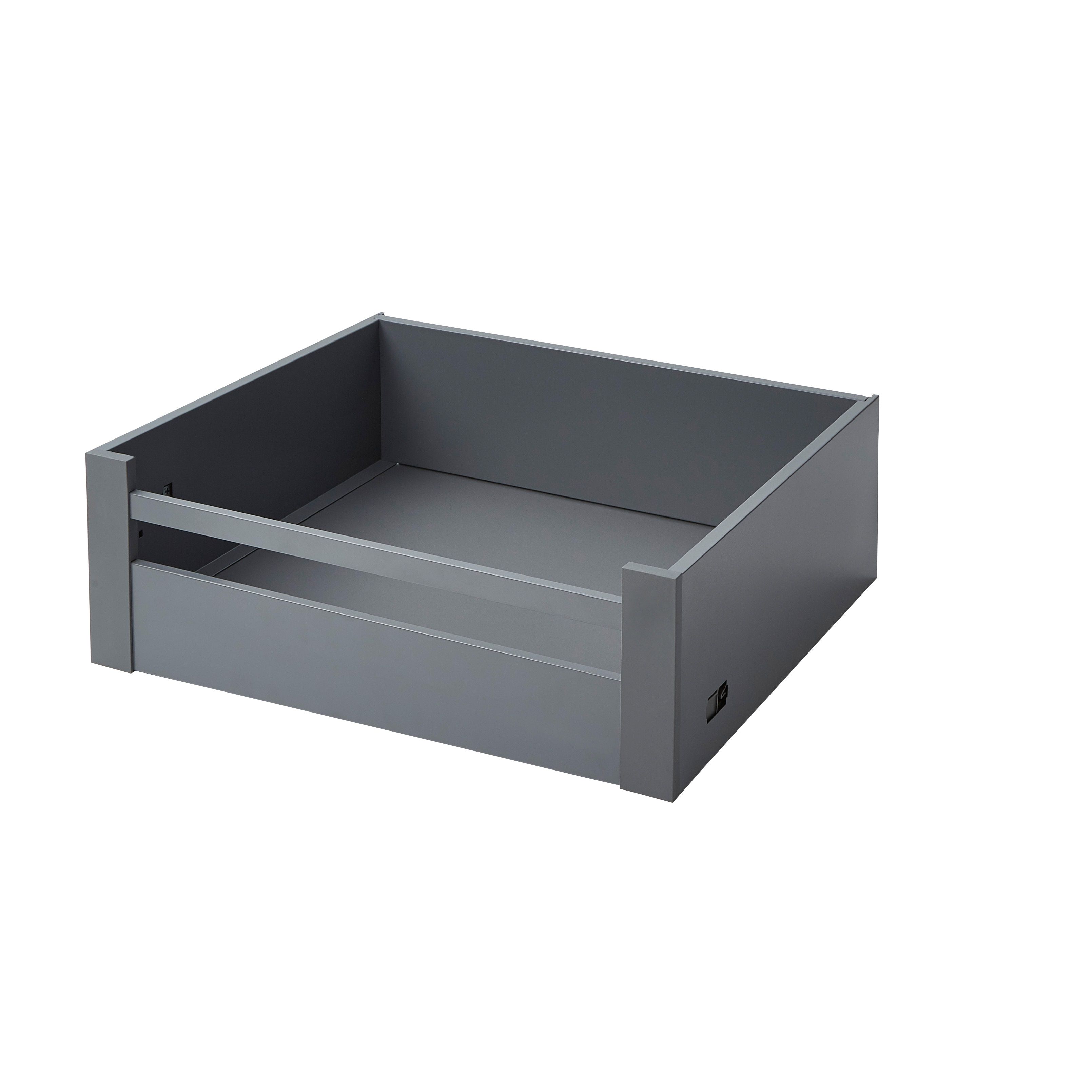 GoodHome Soto Matt anthracite Drawer front (H)187mm (W)555mm (T)13mm