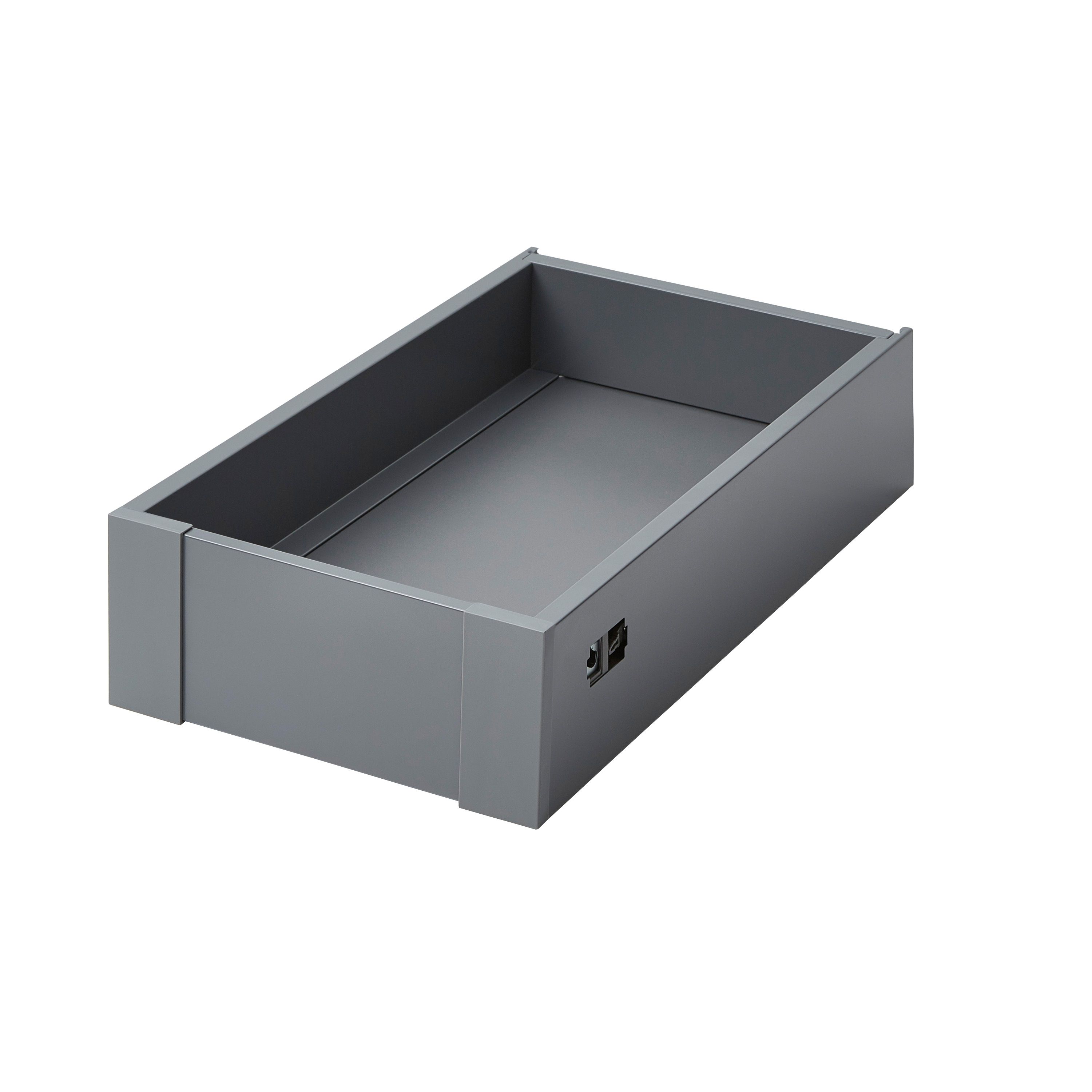 GoodHome Soto Matt anthracite Internal drawer front (H)105mm (W)255mm (T)13mm