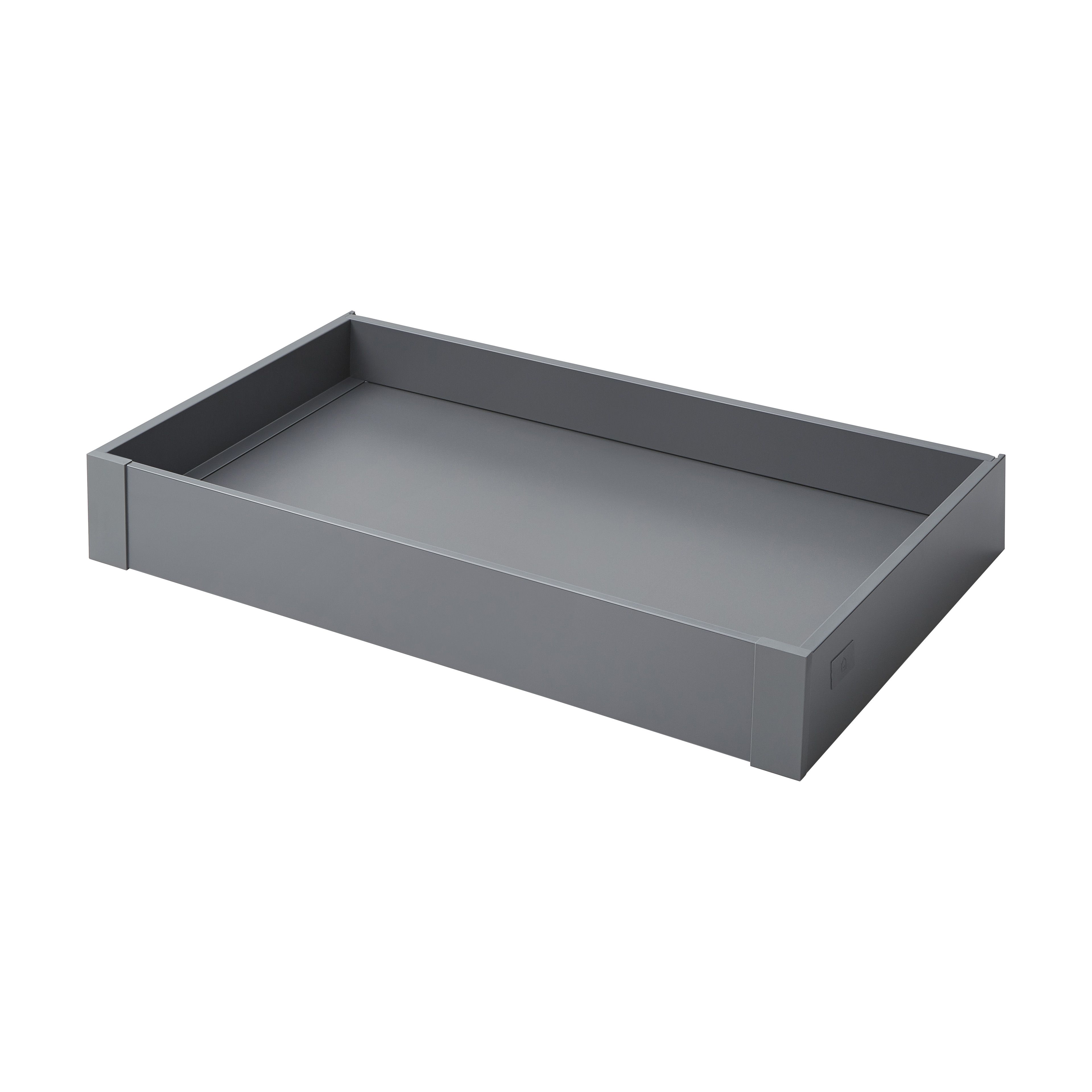 GoodHome Soto Matt anthracite Internal drawer front (H)105mm (W)755mm (T)13mm