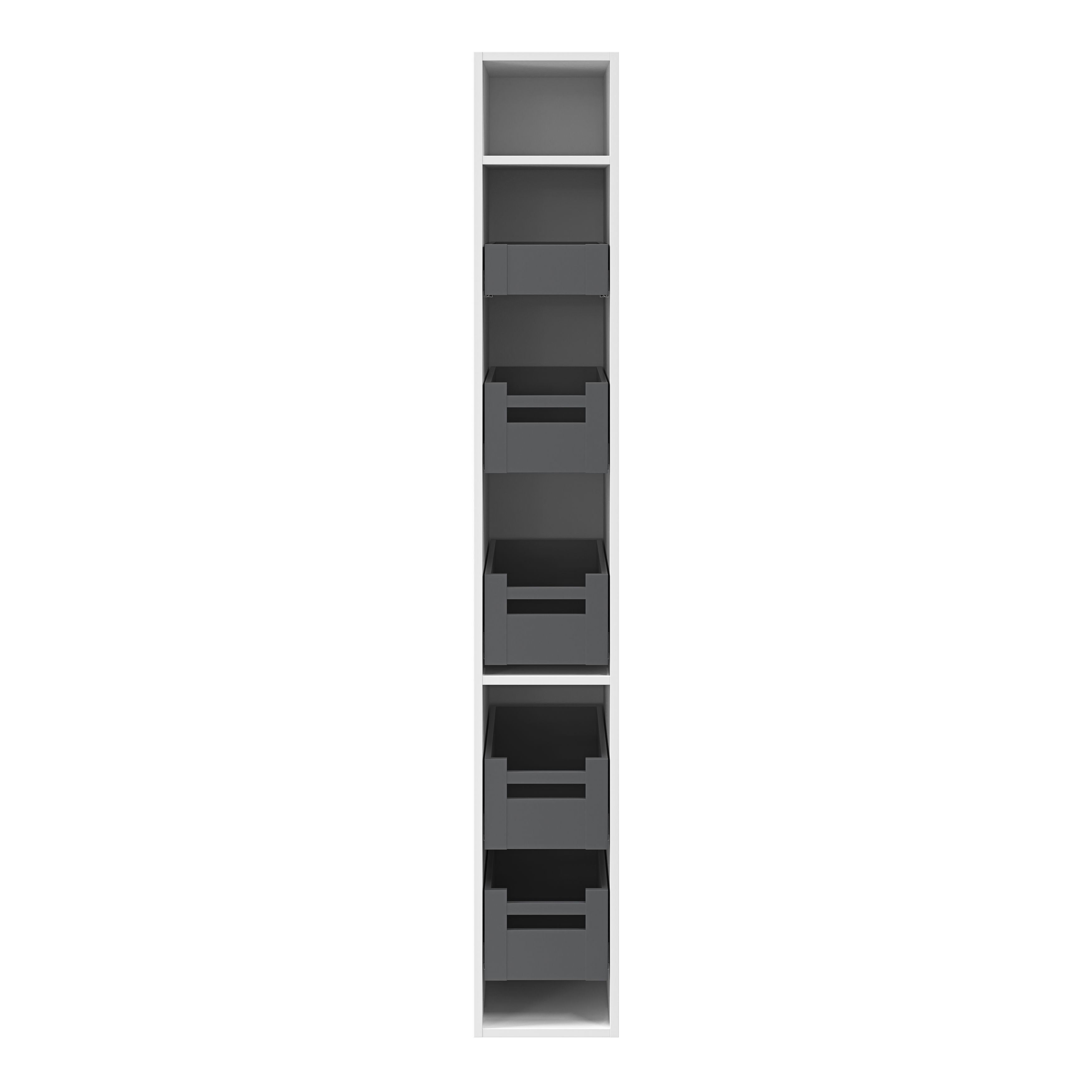 GoodHome Soto Matt anthracite Internal drawer front (H)187mm (W)255mm (T)13mm