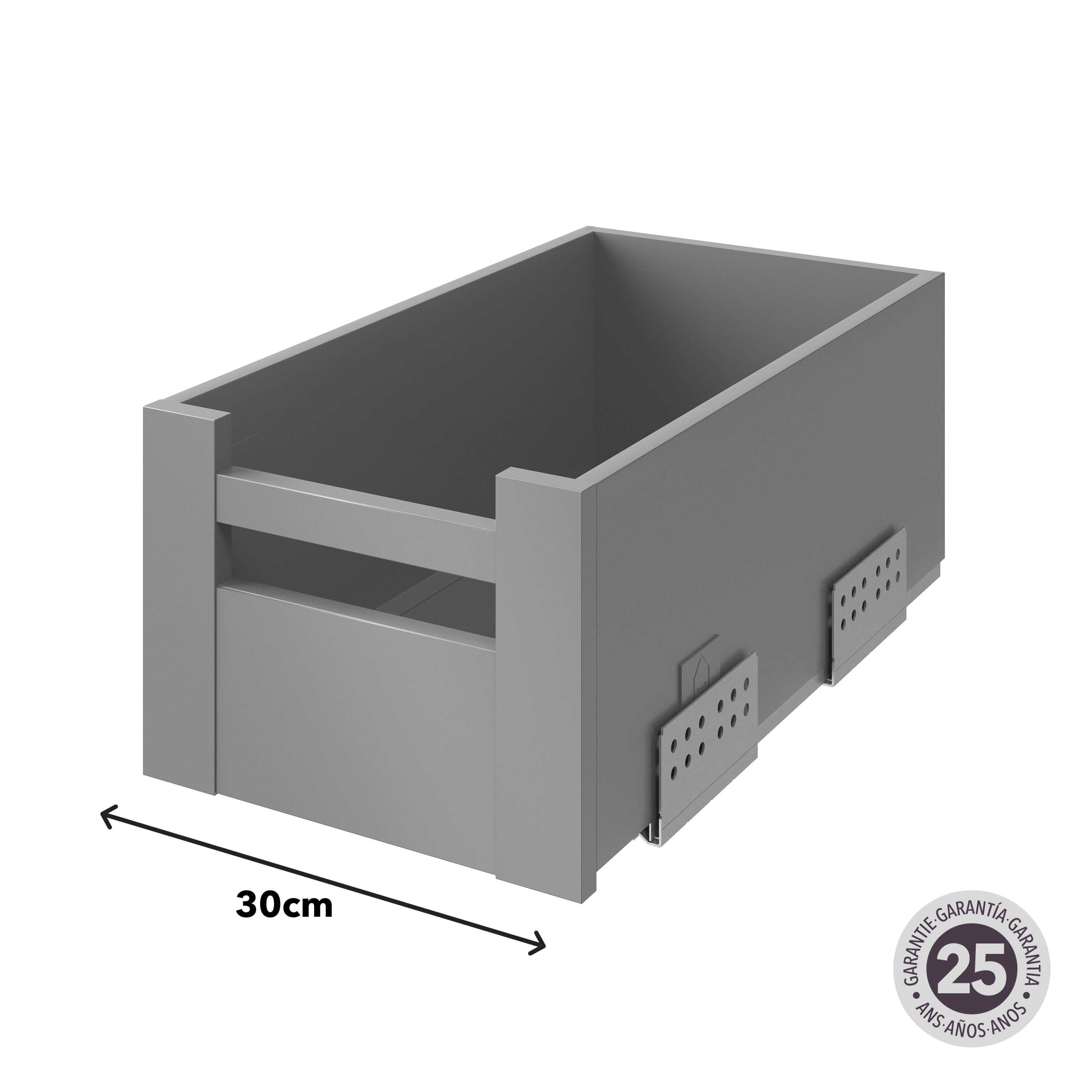 GoodHome Soto Matt anthracite Internal drawer front (H)187mm (W)255mm (T)13mm