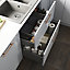 GoodHome Soto Matt Anthracite Kitchen drawer unit, 964mm