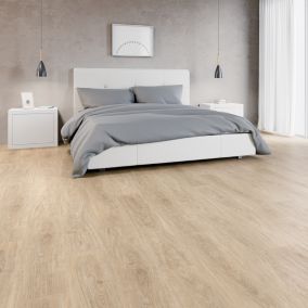 GoodHome Southwell Grey Wood effect Laminate Flooring, 1.59m²