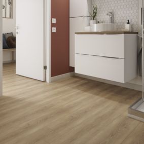 GoodHome Southwell Natural Wood effect Wood effect Laminate Flooring, 1.59m²