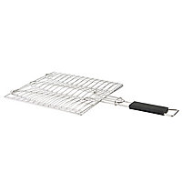 GoodHome Square Stainless steel Fish grill 28cm(W)