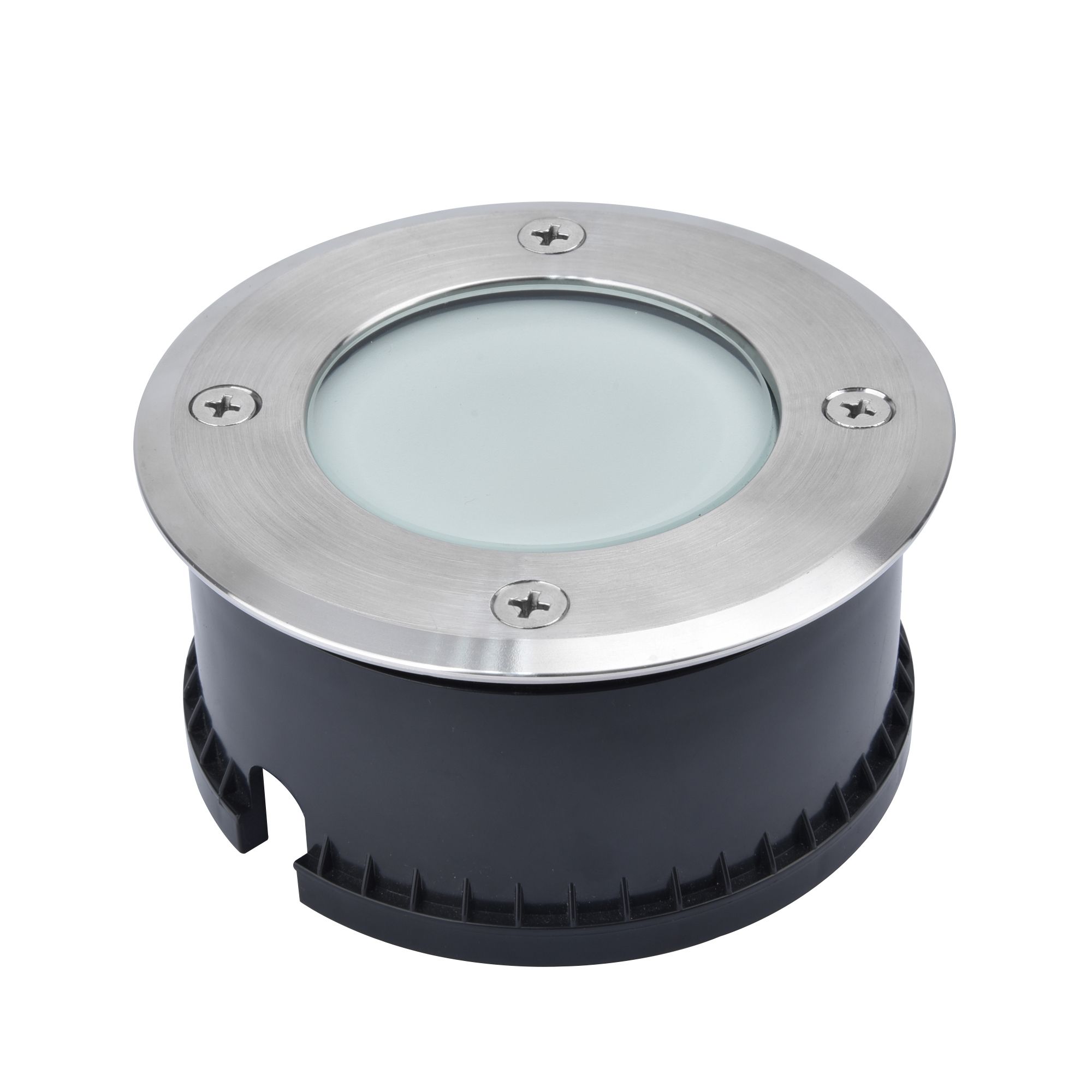 GoodHome Stainless steel Integrated LED Outdoor Ground light (D)110mm