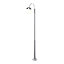 GoodHome Stainless steel Mains-powered 1 lamp Outdoor Post lantern (H)2274mm