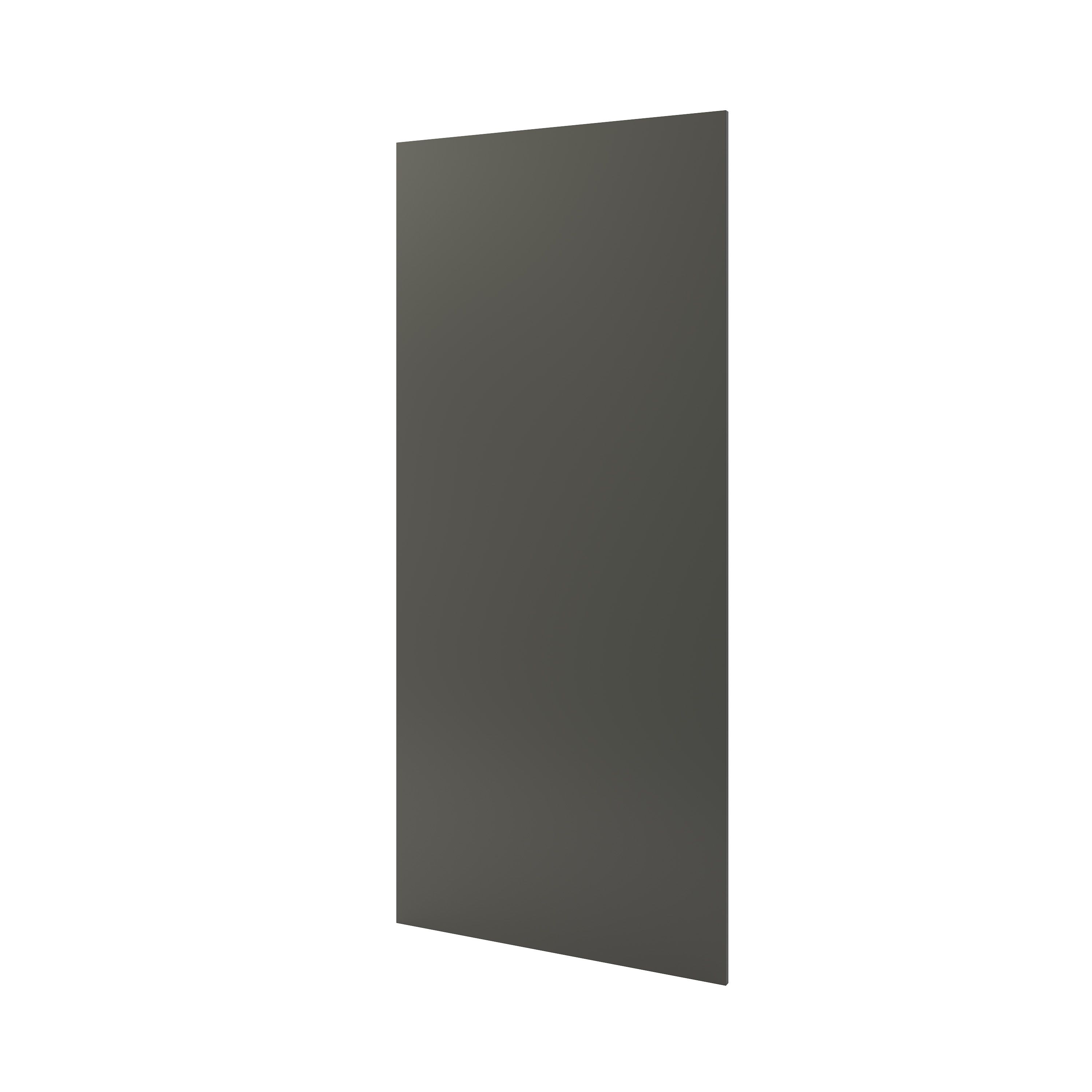 GoodHome Stevia & Garcinia Gloss anthracite slab Standard Breakfast bar back panel (H)890mm (W)2000mm