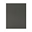 GoodHome Stevia & Garcinia Gloss anthracite slab Standard End panel (H)720mm (W)570mm