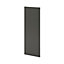 GoodHome Stevia & Garcinia Gloss anthracite slab Tall Wall End panel (H)900mm (W)320mm