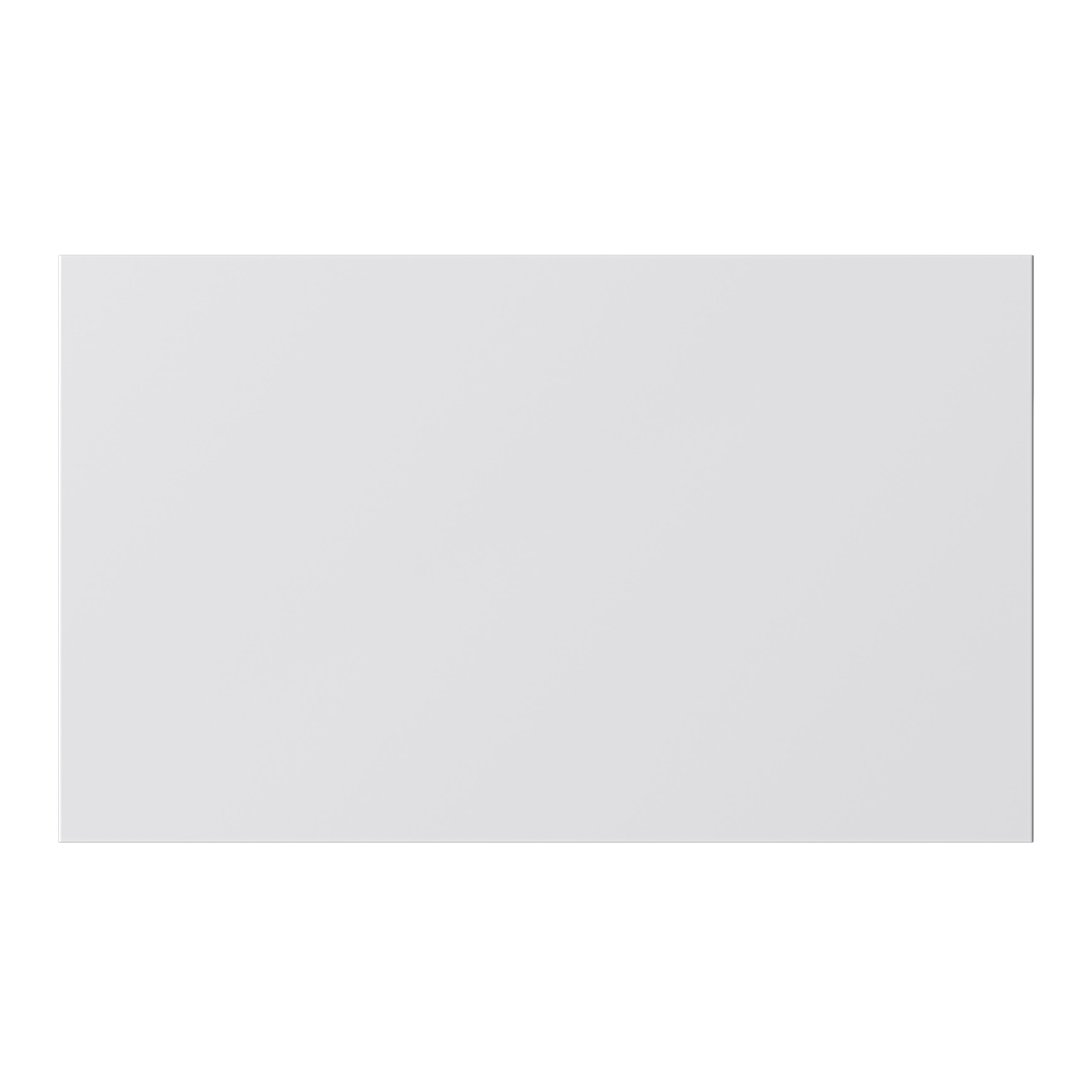 GoodHome Stevia & Garcinia Gloss light grey Slab Standard End panel (H)340mm (W)595mm