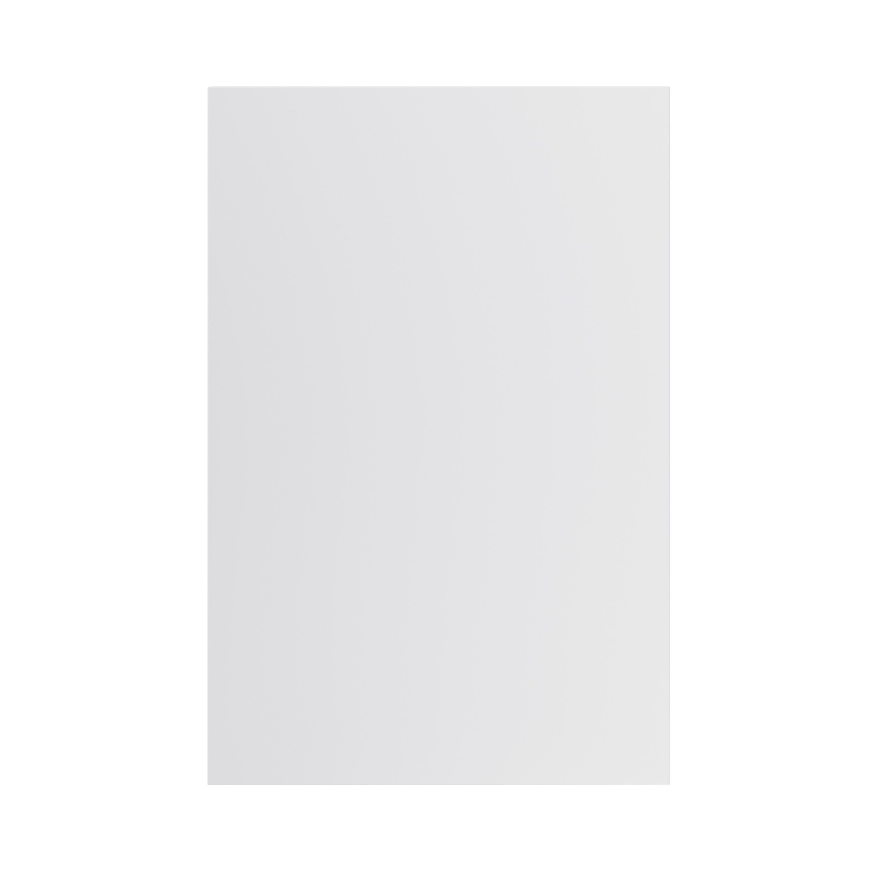GoodHome Stevia & Garcinia Gloss light grey Slab Standard End panel (H)934mm (W)640mm