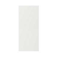 GoodHome Stevia & Garcinia Gloss white slab Standard Wall End panel (H)720mm (W)320mm