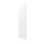 GoodHome Stevia & Garcinia Gloss white slab Tall End panel (H)2190mm (W)570mm, Pair