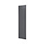 GoodHome Stevia Gloss anthracite Clad on end panel (H)2400mm (W)640mm