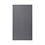 GoodHome Stevia Gloss anthracite Door & drawer, (W)300mm (H)715mm (T)18mm