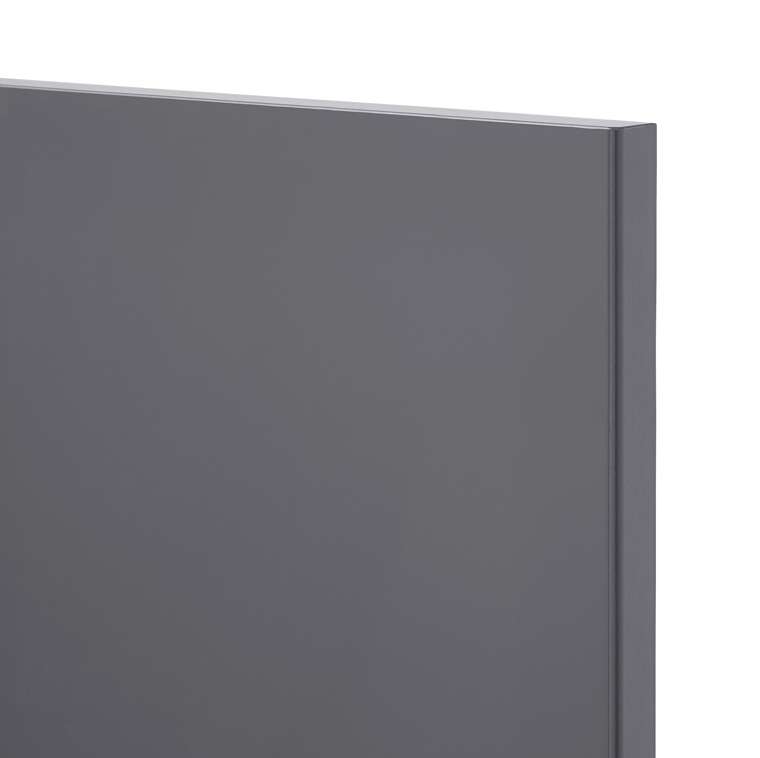 GoodHome Stevia Gloss anthracite Door & drawer, (W)300mm (H)715mm (T)18mm