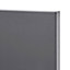 GoodHome Stevia Gloss anthracite Door & drawer, (W)500mm (H)715mm (T)18mm