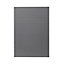GoodHome Stevia Gloss anthracite Door & drawer, (W)600mm (H)715mm (T)18mm
