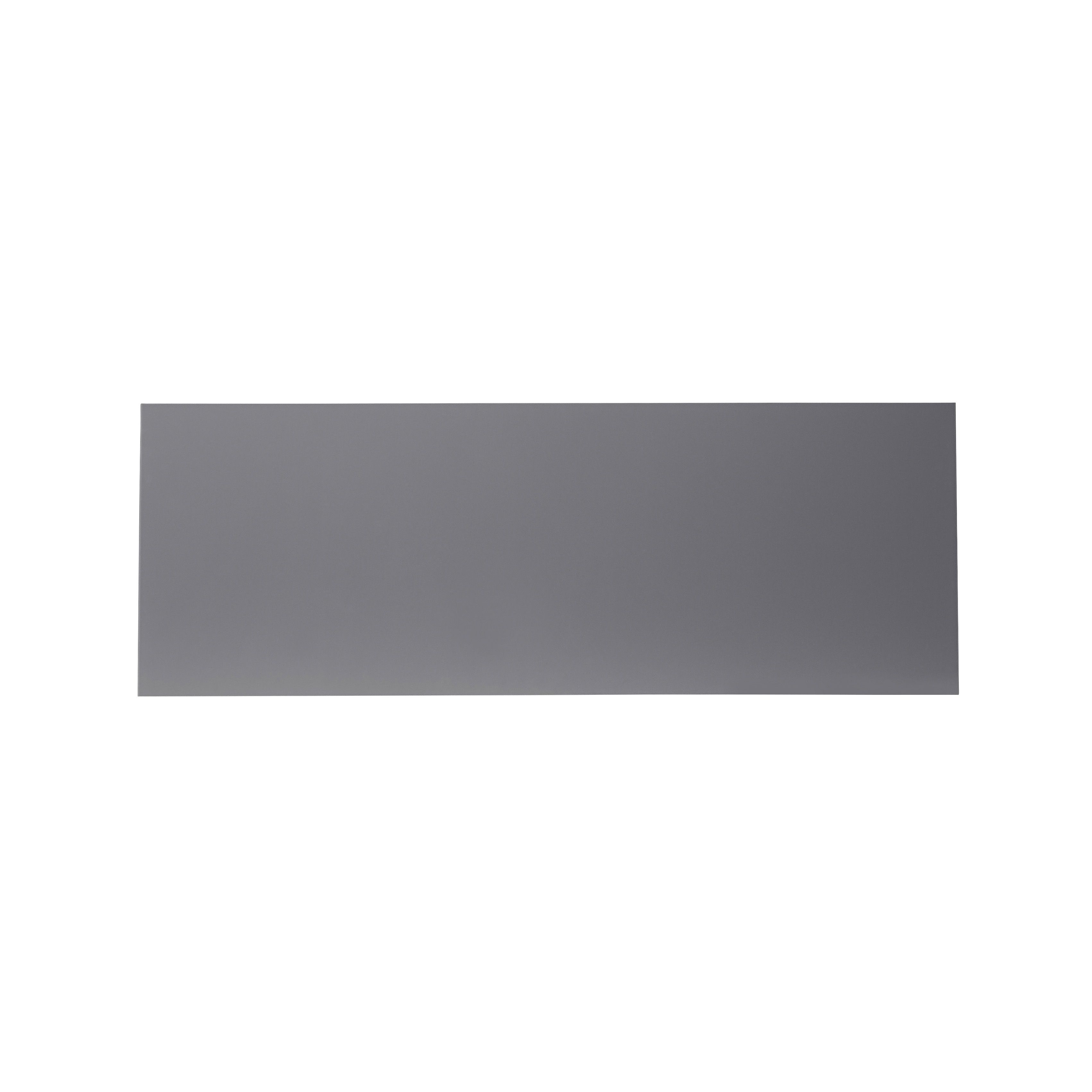 GoodHome Stevia Gloss anthracite Drawer front, bridging door & bi fold door, (W)1000mm (H)356mm (T)18mm