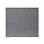 GoodHome Stevia Gloss anthracite Drawer front, bridging door & bi fold door, (W)400mm (H)356mm (T)18mm