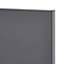 GoodHome Stevia Gloss anthracite Drawer front, bridging door & bi fold door, (W)600mm (H)356mm (T)18mm