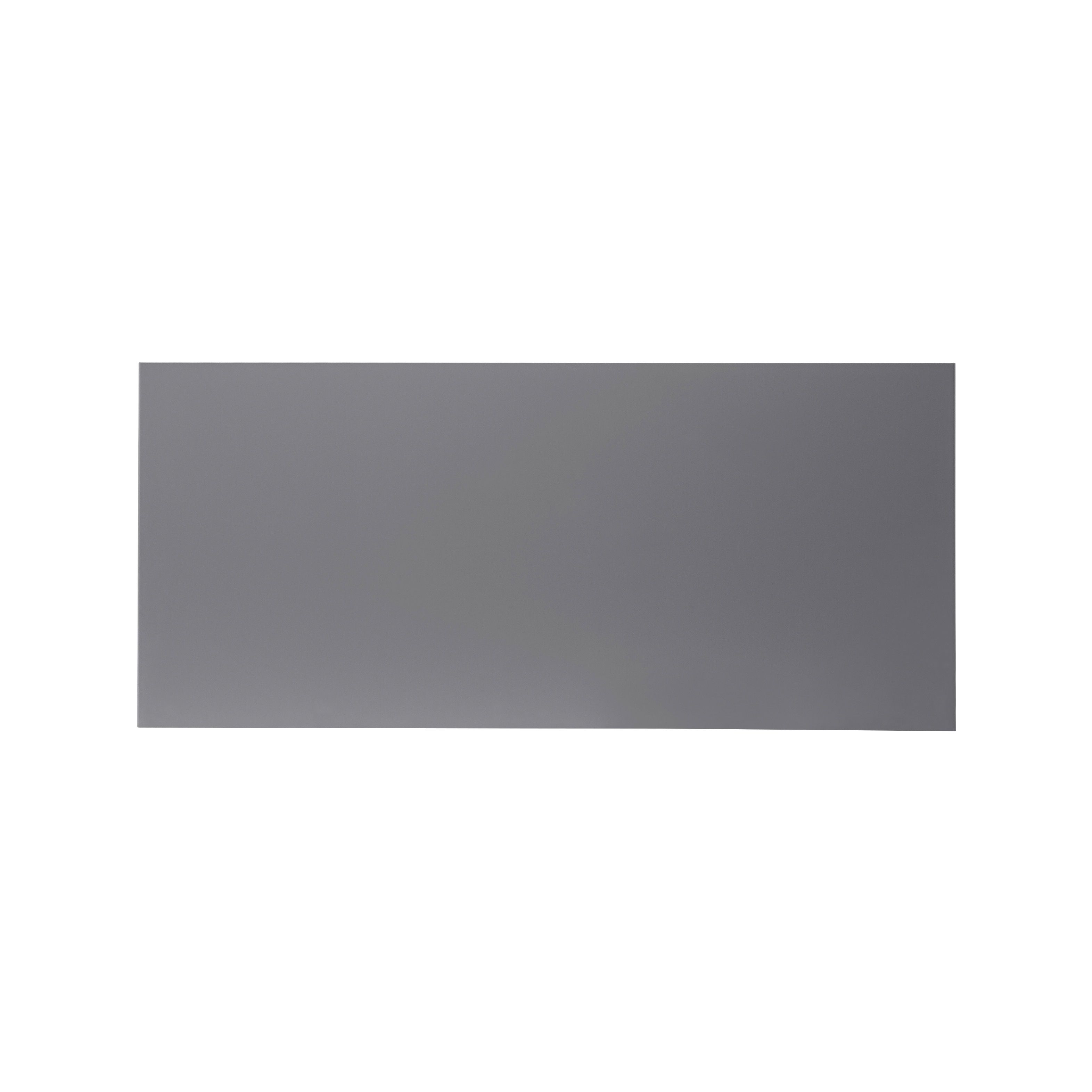 GoodHome Stevia Gloss anthracite Drawer front, bridging door & bi fold door, (W)800mm (H)356mm (T)18mm