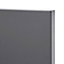 GoodHome Stevia Gloss anthracite Drawer front, bridging door & bi fold door, (W)800mm (H)356mm (T)18mm