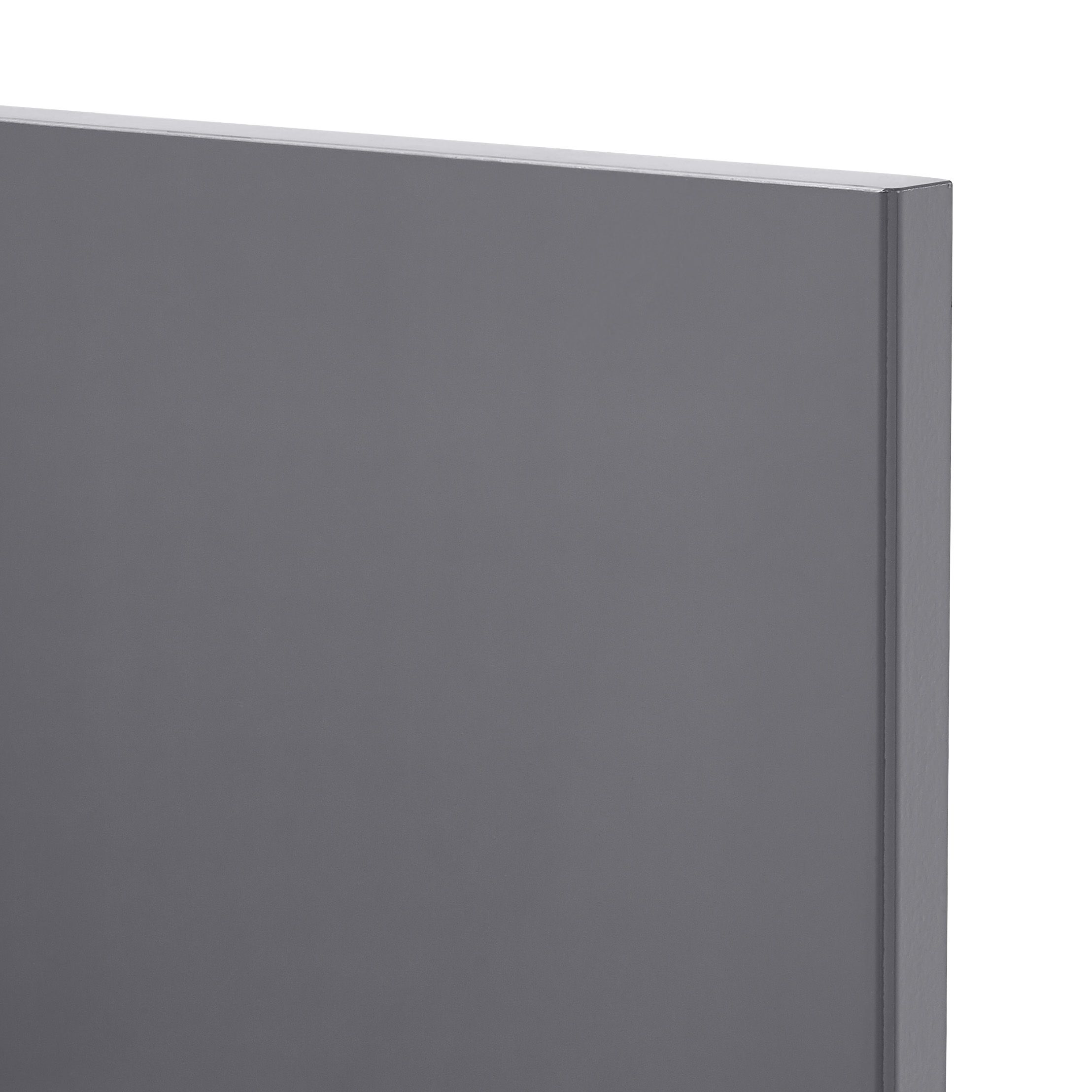 GoodHome Stevia Gloss anthracite Highline Cabinet door (W)500mm (H)715mm (T)18mm