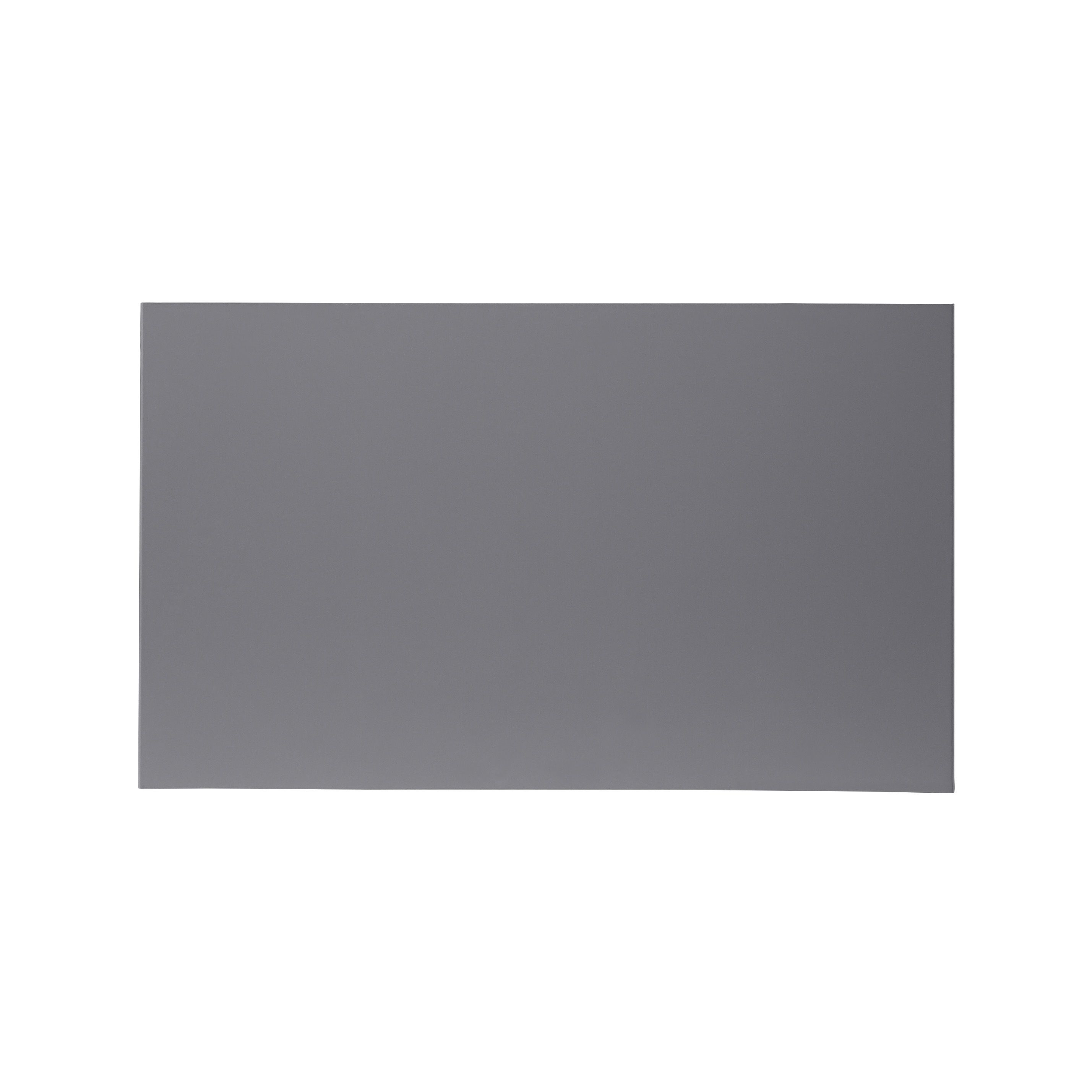 GoodHome Stevia Gloss anthracite Slab 2 drawer front, bridging door & bi-fold door 600mm
