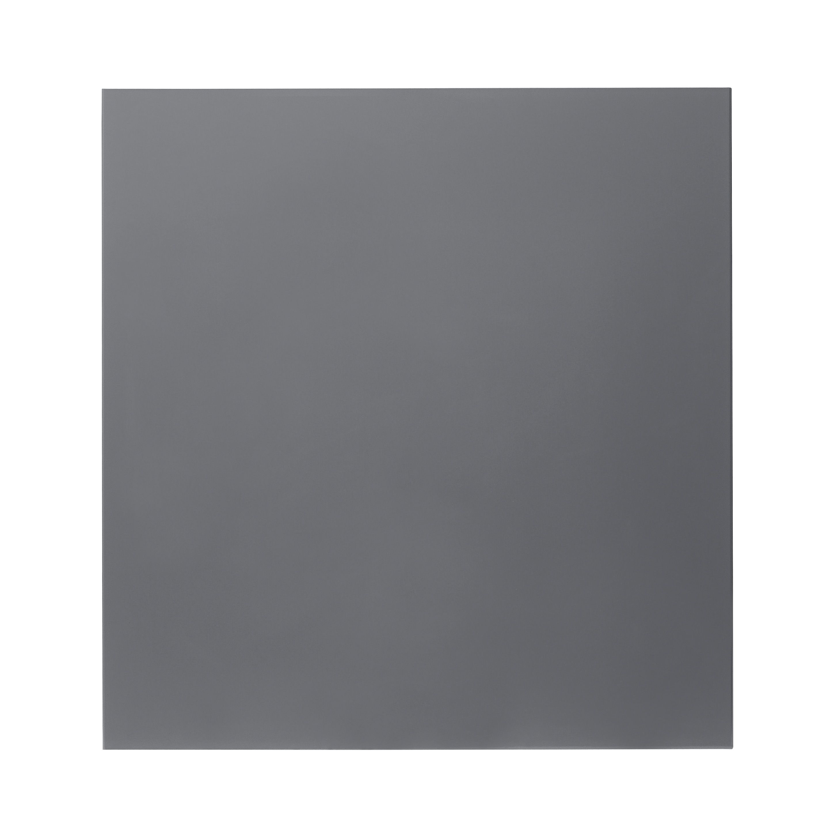 GoodHome Stevia Gloss anthracite slab Appliance Cabinet door (W)600mm (H)626mm (T)18mm