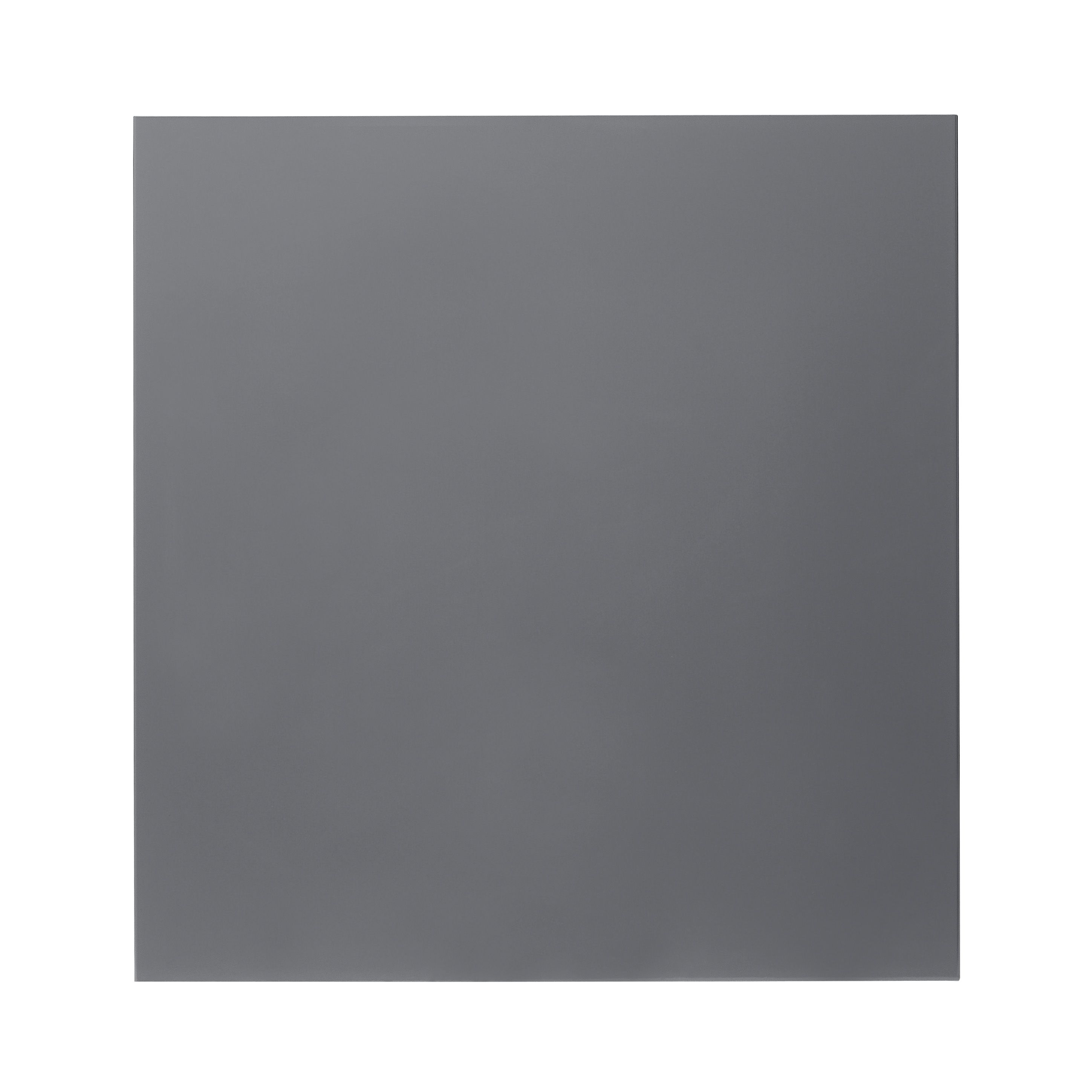 GoodHome Stevia Gloss anthracite slab Appliance Cabinet door (W)600mm ...