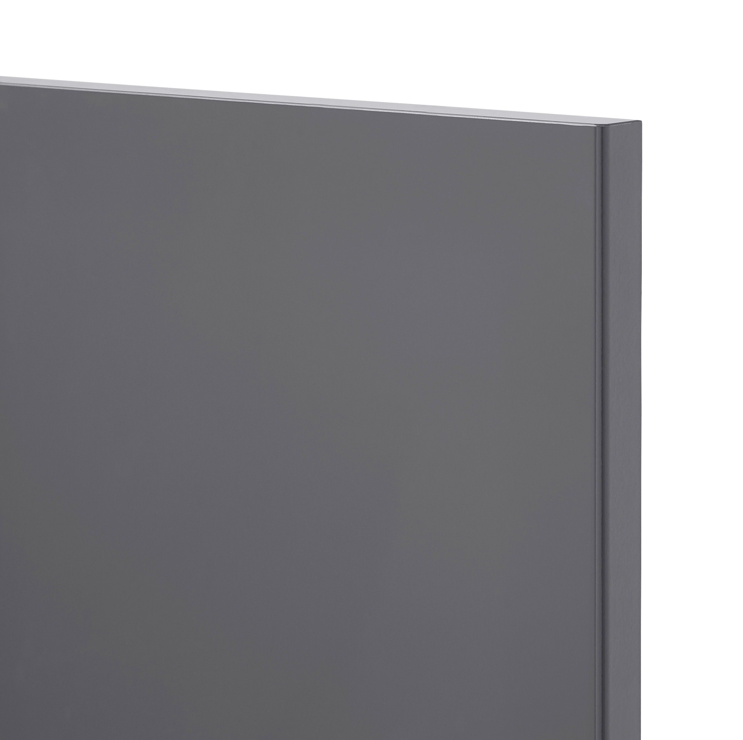 GoodHome Stevia Gloss anthracite Slab Door & drawer 300mm