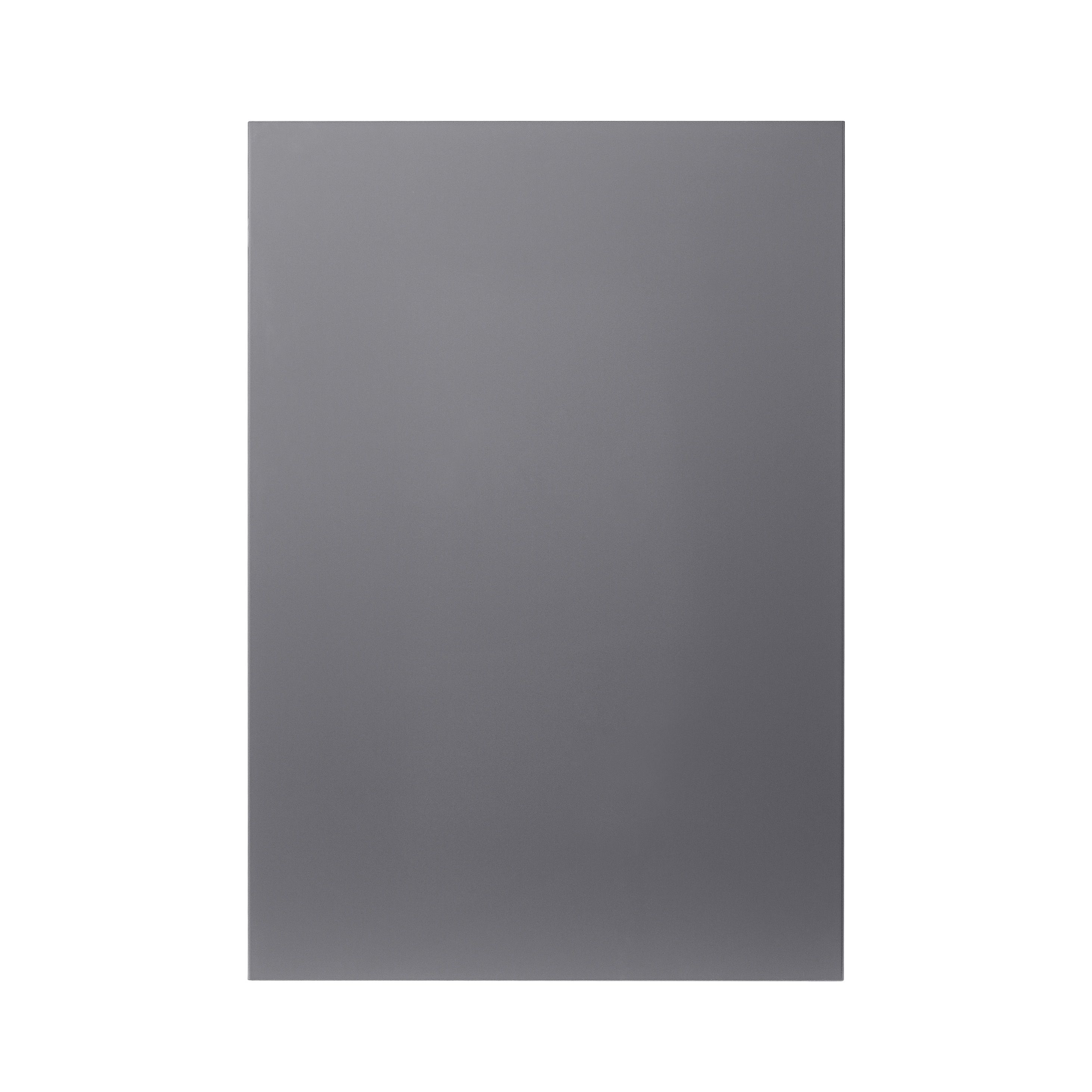 GoodHome Stevia Gloss anthracite slab Gloss anthracite Highline Cabinet door (W)500mm (H)715mm (T)18mm