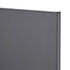 GoodHome Stevia Gloss anthracite slab Highline Cabinet door (W)150mm (H)715mm (T)18mm