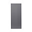 GoodHome Stevia Gloss anthracite slab Highline Cabinet door (W)300mm (H)715mm (T)18mm