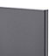 GoodHome Stevia Gloss anthracite slab Highline Cabinet door (W)300mm (H)715mm (T)18mm