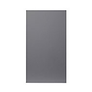GoodHome Stevia Gloss anthracite slab Highline Cabinet door (W)400mm (T)18mm