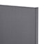 GoodHome Stevia Gloss anthracite slab Highline Cabinet door (W)500mm (H)715mm (T)18mm