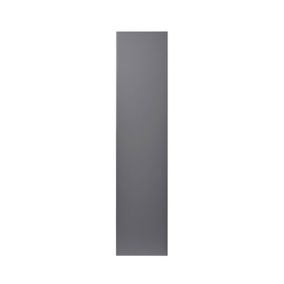 GoodHome Stevia Gloss anthracite slab Larder Cabinet door (W)300mm (H)1287mm (T)18mm