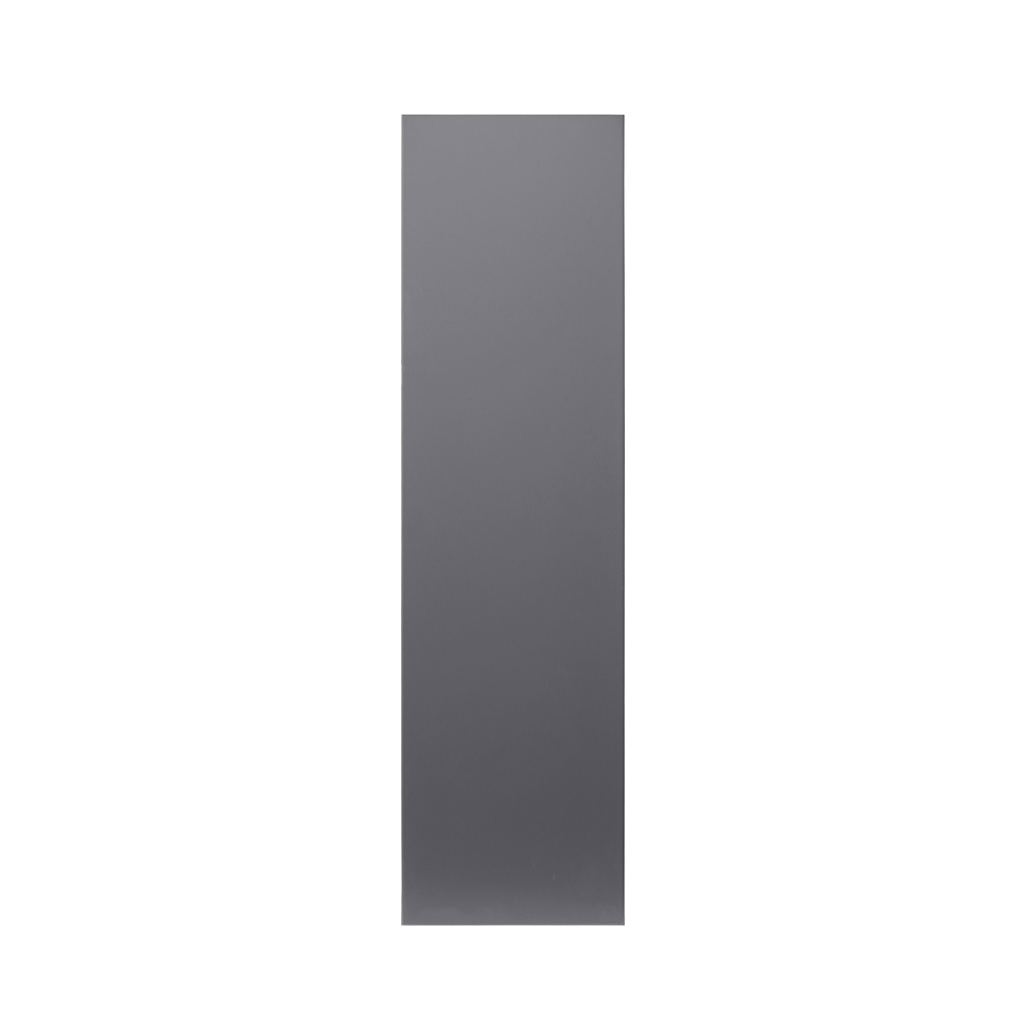 GoodHome Stevia Gloss anthracite Slab Tall wall Cabinet door (W)250mm (H)895mm (T)18mm